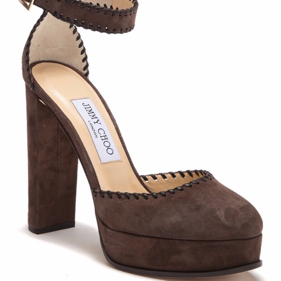 Jimmy Choo Shoes - Jimmy Choo Daphne Suede Platform Sandal